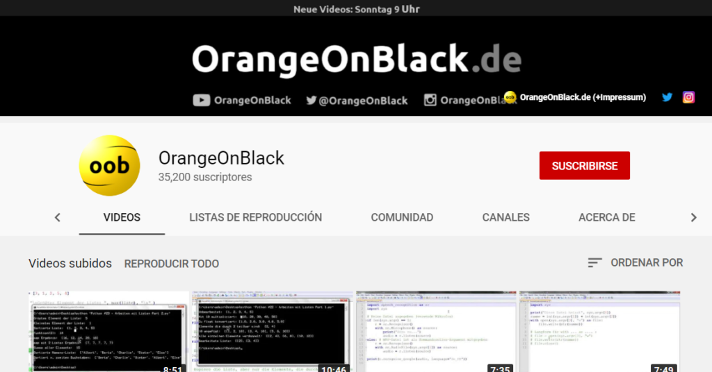 OrangeOnBlack